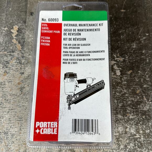 Porter Cable 910450 Nailer Overhaul Maintenance Kit 60093 - FC350A FM350A FR350A - Picture 5 of 5